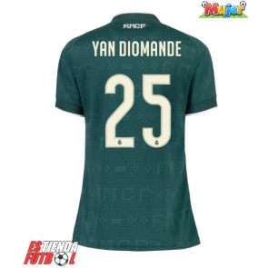 Real Madrid Yan Diomande #25 Segunda Equipación Mujer 2026-27 Manga Corta